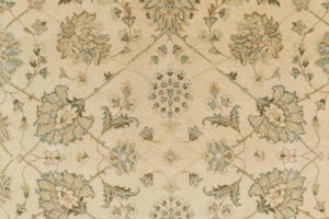 34854-Kashan_Very_Fine_Ivory_Blue_Handwoven_Classic_Rug-9'0''x12'0''-Pakistan-15