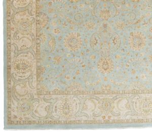 34910-Kashan_Very_Fine_Handwoven_Classic_Rug-9'0''x11'9''-Pakistan-1-Border