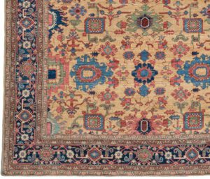 38157-Bakshaish_Luxe_Tribal_Handwoven_Rug-8'8''x11'9''-Afghanistan-1-Border