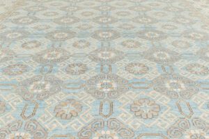 42266-Khotan_Transitional_Light_Blue_Ivory_Handwoven_Tribal_Rug-9'4''x12'2''-Afghanistan-12