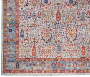 48375-Bakshaish_Transitional_Handwoven_Tribal_Rug-9'0''x12'0''-Afghanistan-1-Border
