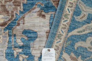 50459-Karabagh_Dragon_Fine_Handwoven_Tribal_Rug-8'11''x11'11''-Afghanistan-2