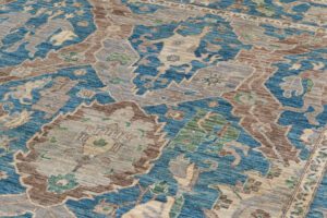 50459-Karabagh_Dragon_Fine_Handwoven_Tribal_Rug-8'11''x11'11''-Afghanistan-3