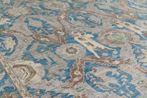 50459-Karabagh_Dragon_Fine_Handwoven_Tribal_Rug-8'11''x11'11''-Afghanistan-4