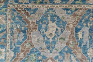 50459-Karabagh_Dragon_Fine_Handwoven_Tribal_Rug-8'11''x11'11''-Afghanistan-6