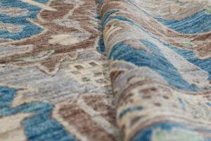 50459-Karabagh_Dragon_Fine_Handwoven_Tribal_Rug-8'11''x11'11''-Afghanistan-9