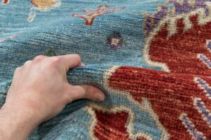 50930-Contemporary_Oushak_Handwoven_Tribal_Rug-9'1''x11'8''-Afghanistan-11