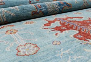 50930-Contemporary_Oushak_Handwoven_Tribal_Rug-9'1''x11'8''-Afghanistan-12