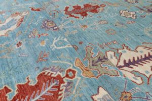 50930-Contemporary_Oushak_Handwoven_Tribal_Rug-9'1''x11'8''-Afghanistan-13