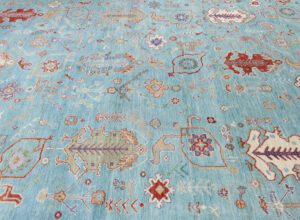 50930-Contemporary_Oushak_Handwoven_Tribal_Rug-9'1''x11'8''-Afghanistan-8