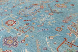 50930-Contemporary_Oushak_Handwoven_Tribal_Rug-9'1''x11'8''-Afghanistan-9