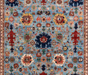 51303_BTR003A-Harshang_Fine_Handwoven_Tribal_Rug-8'10''x11'5''-Afghanistan-1-Center