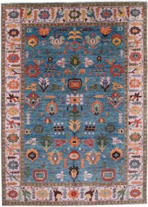 Afghan Serapi Contemporary Handwoven Rug