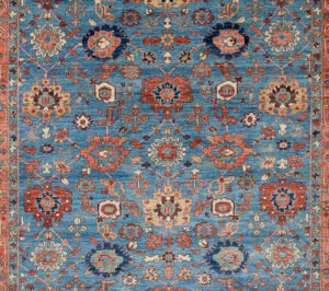 52187_BTR030B-Heriz_All_Over_Handwoven_Tribal_Rug-9'2''x11'10''-Afghanistan-1-Center
