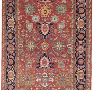 53442_NVA020B-Heriz_Luxe_Tribal_Handwoven_Rug-6'5''x16'6''-Afghanistan-1-Center