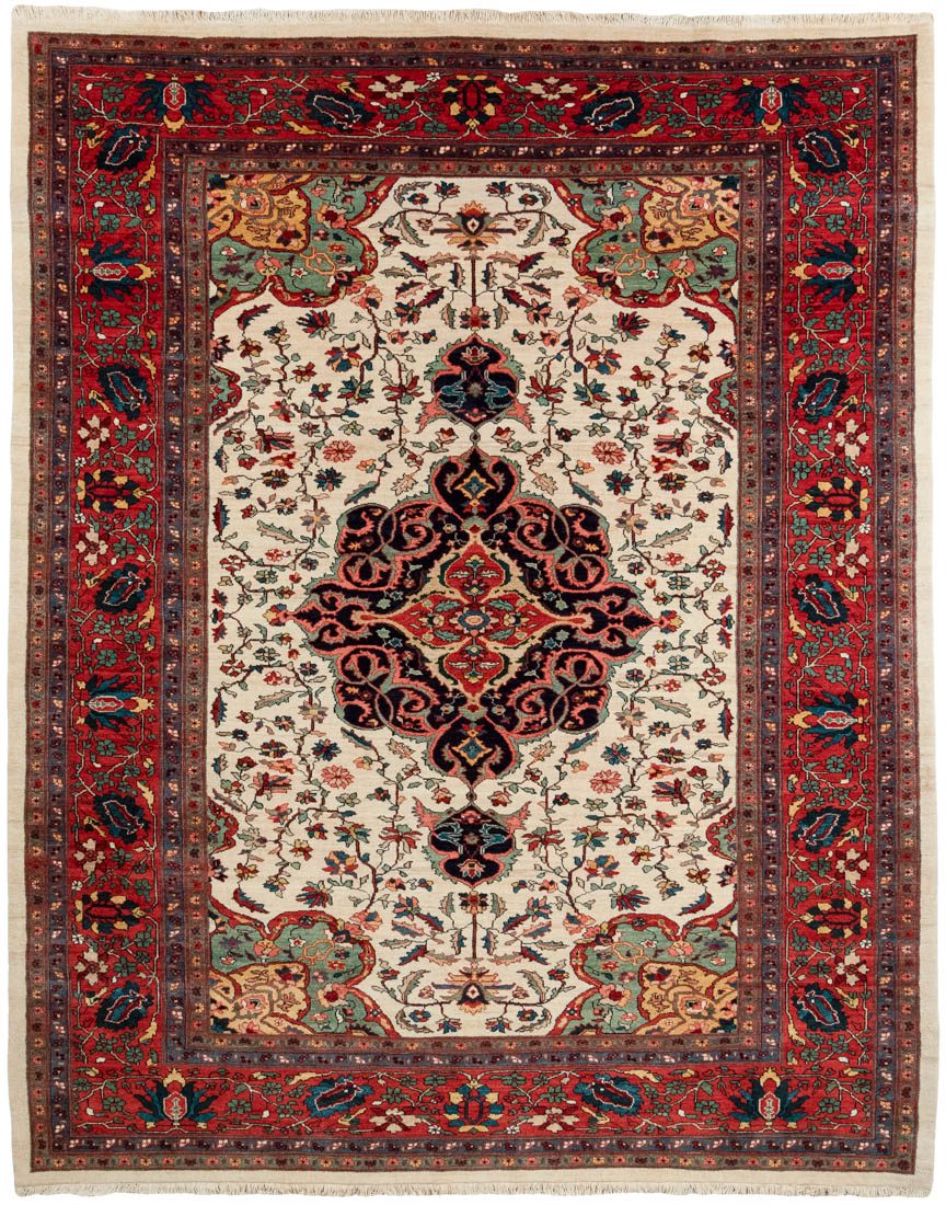 Persian Farahan Handwoven Tribal Rug
