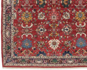 35297-Persian_Bidjar_Halvai_Ultimate_Village_Rug-9'1''x11'6''-Iran-1-Border