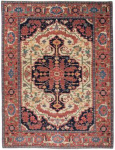 Afghan Heriz Handwoven Tribal Rug