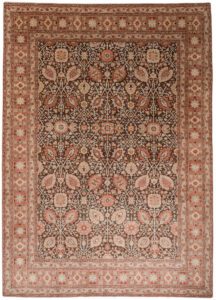 Afghan Tabriz Fine Handwoven Rug