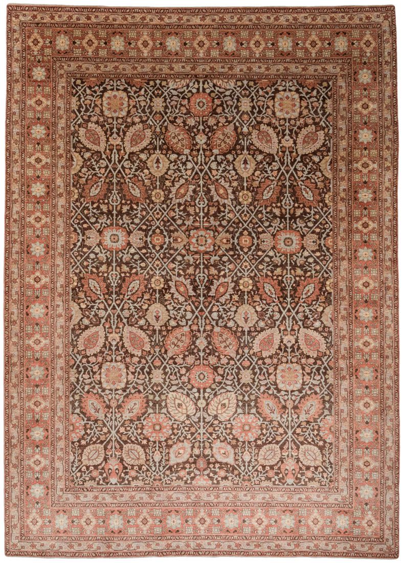 Afghan Tabriz Fine Handwoven Rug