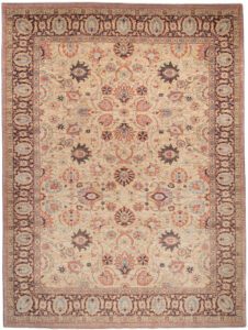 Afghan Tabriz Fine Handwoven Rug