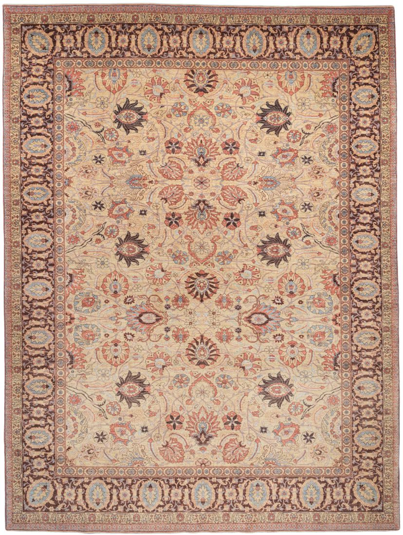 Afghan Tabriz Fine Handwoven Rug