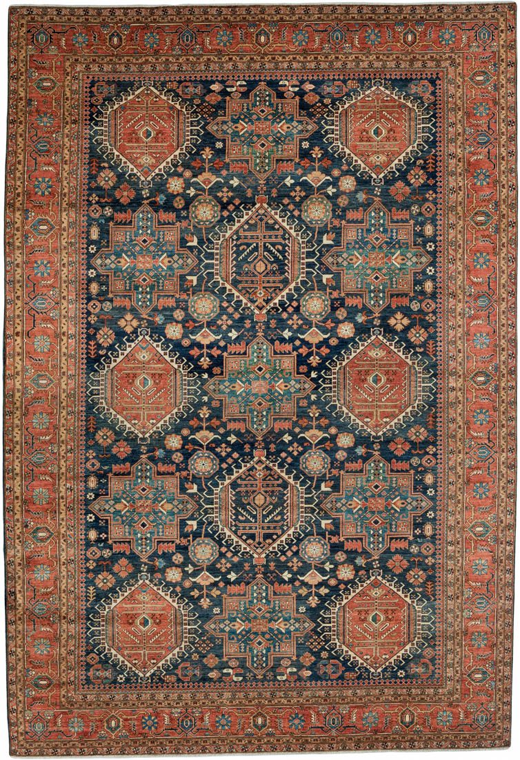 Afghan Karaja Handwoven Tribal Rug