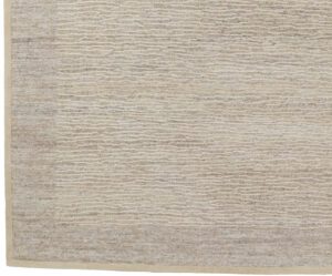 53286_KAN001A-Qangtang_Tibetan_Natural_Waves_Wool_&_Silk_Handwoven_Rug-8'0''x10'0''-Nepal-1-Border