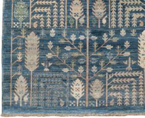 53473_BTR002A-Bakshaish_Transitional_Handwoven_Tribal_Rug-4'0''x5'11''-Afghanistan-1-Border