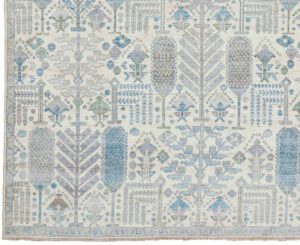 53475_BTR002A-Bakshaish_Transitional_Handwoven_Tribal_Rug-8'2''x10'7''-Afghanistan-1-Border