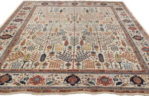 Afghan Bakshaish Willow Handwoven Tribal Rug