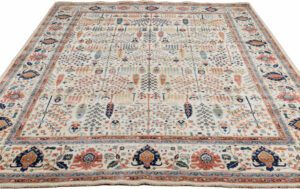 Afghan Bakshaish Willow Handwoven Tribal Rug
