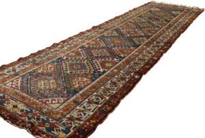 Antique Dagestan Handwoven Rug