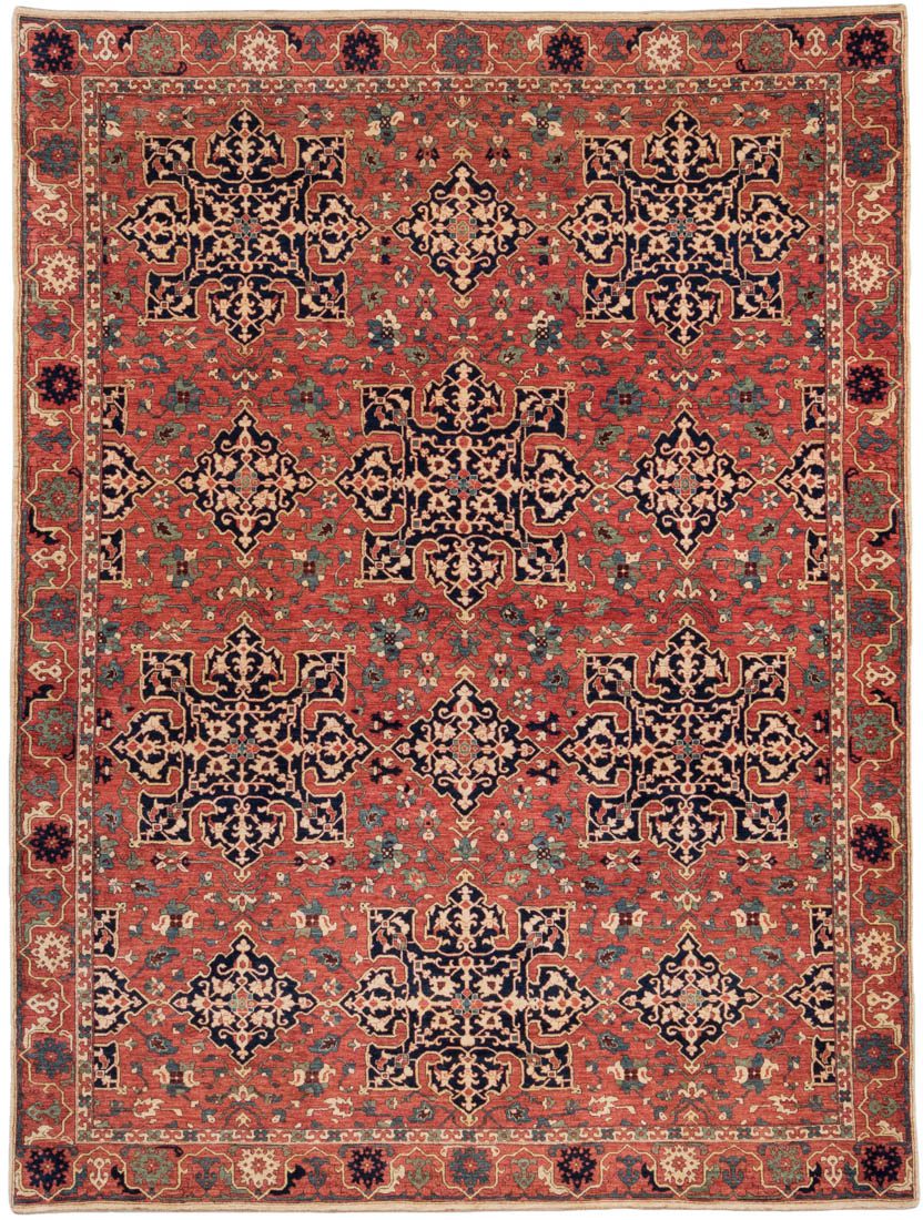 Star Oushak Handwoven Tribal Rug
