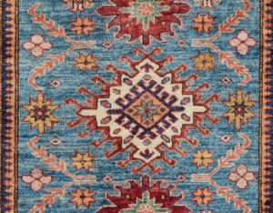 37604-Kazak_Fine_Handwoven_Tribal_Rug-3'0''x3'0''-Afghanistan-1-Center