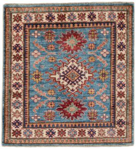 Afghan Kazak Handwoven Tribal Rug