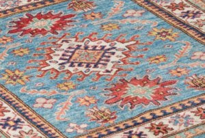 37604-Kazak_Fine_Handwoven_Tribal_Rug-3'0''x3'0''-Afghanistan-4