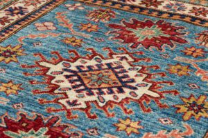 37604-Kazak_Fine_Handwoven_Tribal_Rug-3'0''x3'0''-Afghanistan-5
