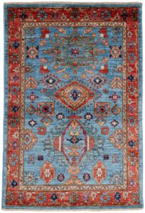 Afghan Karaja Handwoven Tribal Rug