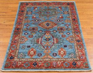 Afghan Karaja Handwoven Tribal Rug