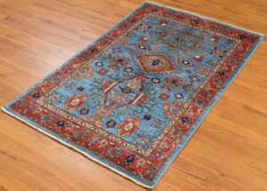 Afghan Karaja Handwoven Tribal Rug
