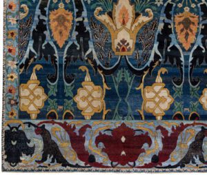 51180-Gherous_Very_Fine_Vivid_Color_Handwoven_Rug-9'11''x14'3''-India-1-Border
