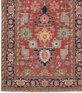 53441_NVA020B-Heriz_Luxe_Tribal_Handwoven_Rug-5'6''x14'6''-Afghanistan-1-Border