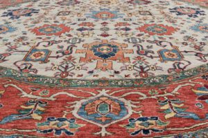 53470_BTR002A-Harshang_Round_Handwoven_Tribal_Rug-8'2''x8'2''-Afghanistan-12