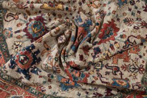 53470_BTR002A-Harshang_Round_Handwoven_Tribal_Rug-8'2''x8'2''-Afghanistan-3