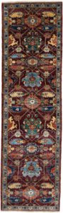 Afghan Heriz Handwoven Tribal Rug