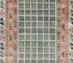 53486_BTR013A-Pazyryk_Fine_Handwoven_Tribal_Rug-5'10''x8'8''-Afghanistan-1-Center