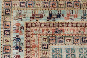 53486_BTR013A-Pazyryk_Fine_Handwoven_Tribal_Rug-5'10''x8'8''-Afghanistan-13