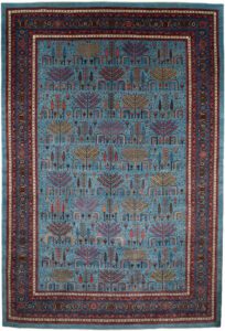 Persian Khamsehbaf Handwoven Village Rug