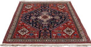 Persian Qashqai Village Handwoven Rug